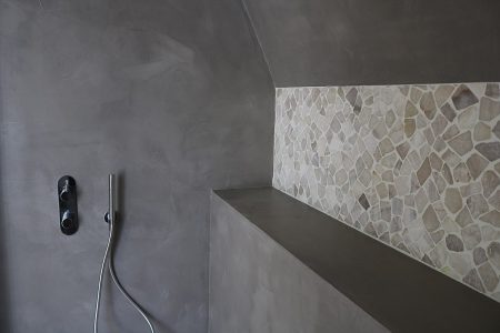 salle de bain beton cire